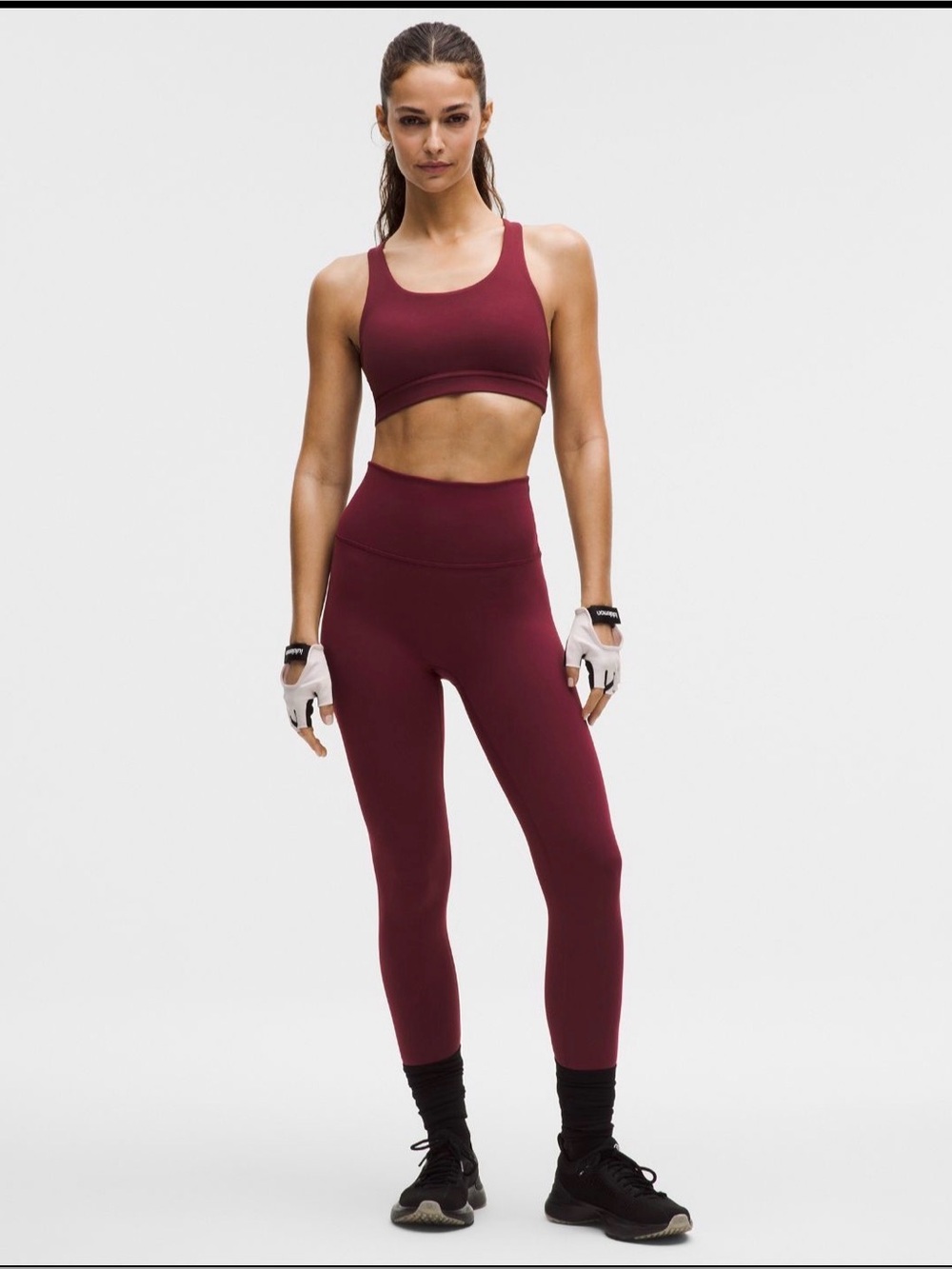 lululemon athletica Deep Red Leggings